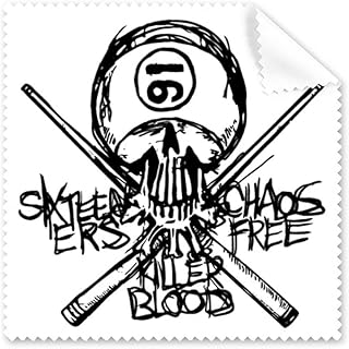 Number 16 Ninja Black Skeleton Cleaning Cloth Phone Screen Glasses Cleaner 5pcs