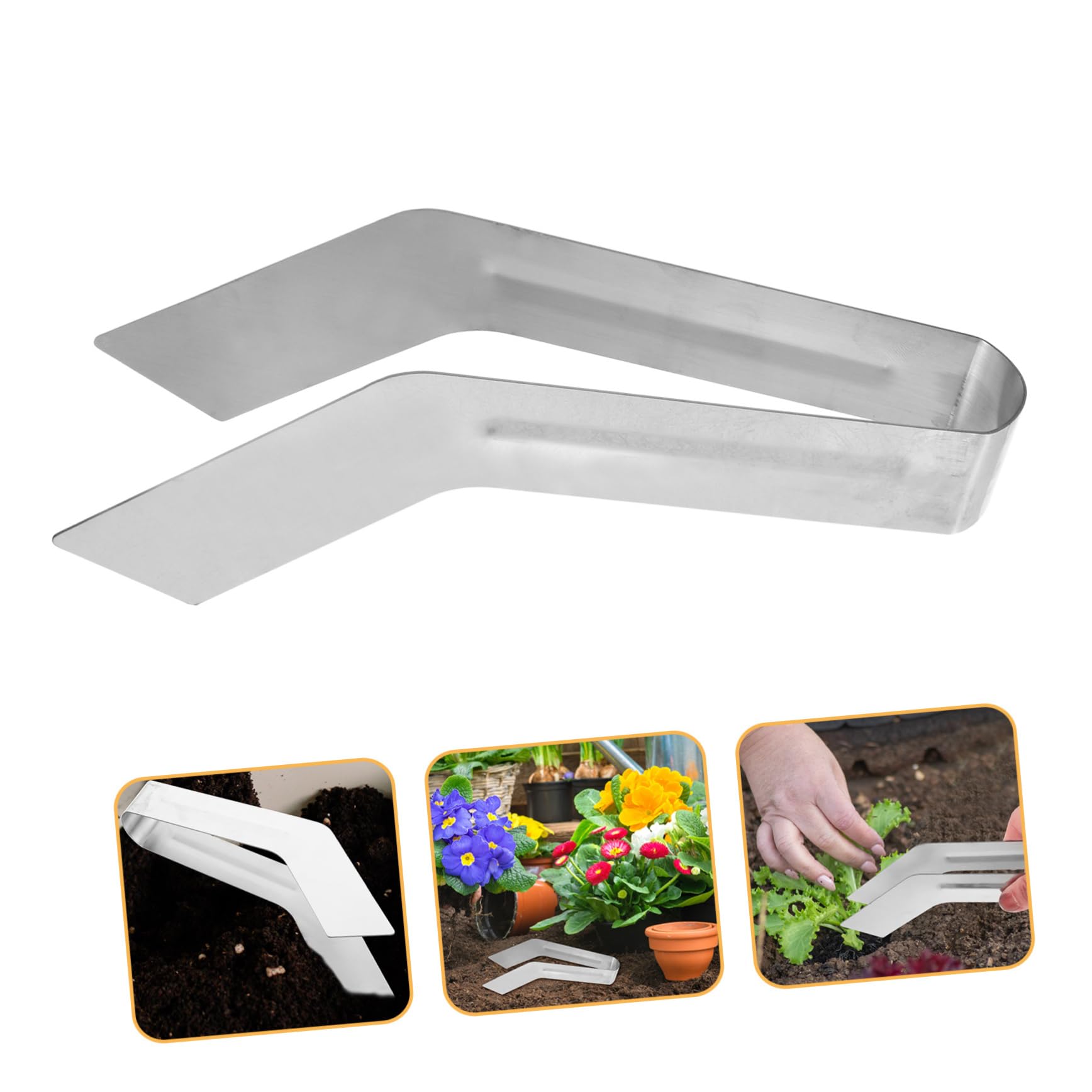 Sosoport 5piezas Transplantador De Inoxidable Herramienta De Jardinería para Daños para Trasplante De Plántulas