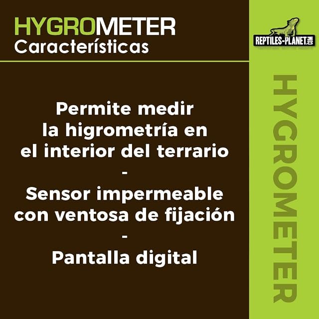Foto 4 de 6 de Reptiles Planet higrómetro Digital para terrarios Reptiles