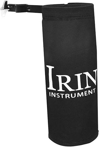 YIJU Bolsa de almacenamiento para baquetas, impermeable, grueso, extraíble, soporte para tambor, baqueta, Barrel Studio Performance, negro