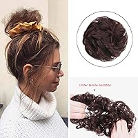 Vista 5 de 73 piezas de herramientas para trenzar el cabello con moño de peluca de cabello marrón, herramientas de peinado para el cabello, accesorios