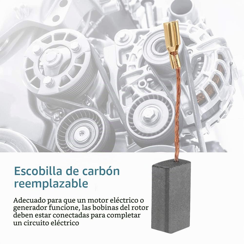 WANGCL - Escobillas de carbono para motor Bosch A86C - Cepillos eléctricos S1M-Ff03-100A/6-100 -5x8x15