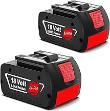 2X Batteries de Rechange 18V 8.0Ah/8000mAh pour Bosch 18 V BAT618 BAT618G BAT609 BAT609G BAT619 BAT619G BAT610G BAT610 BAT612 BAT622