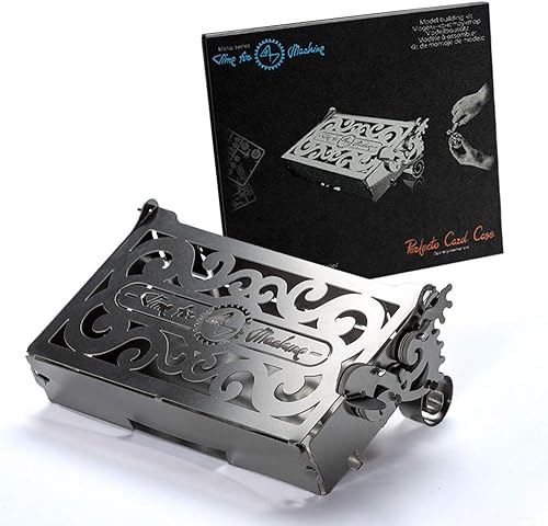 Rompecabezas de metal 3D para adultos, estuche de metal perfecto con mecanismo de apertura, kit de bricolaje de metal, hermosa funda de metal