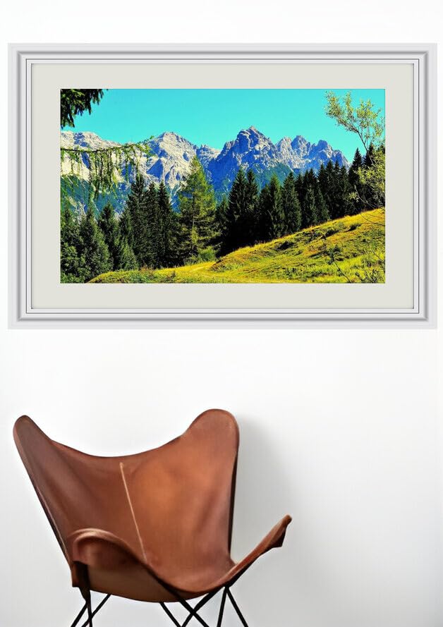 JVERF - JZZJ35065 Mountain Pines Hillside Trees| Self-Adhesive Painting | Frameless