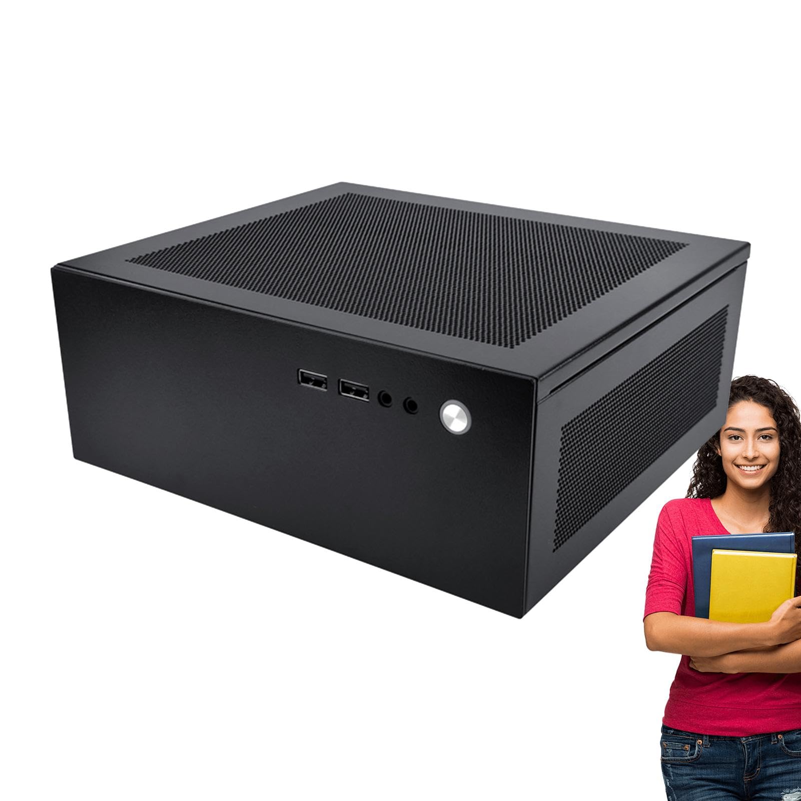 Caja de computadora de juego pequeño con chasis compacto para PC de escritorio mini M-ATX 8