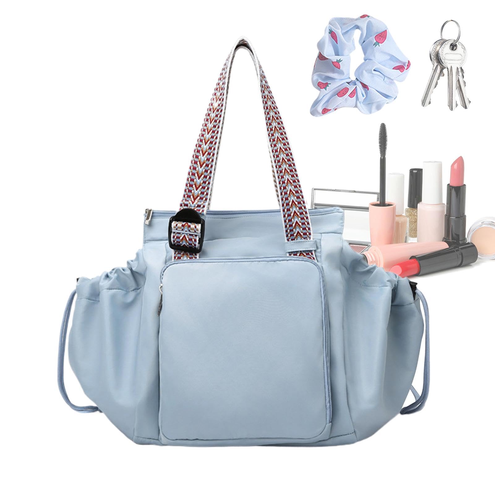 Women's Nappy, Women's Travel, Women's Cradle Bag, Cradle Travel, Cradle Tote Travel, Pendulum Backpack with Multi-Compartment Shoulder Bag | , blue, Siehe Beschreibung