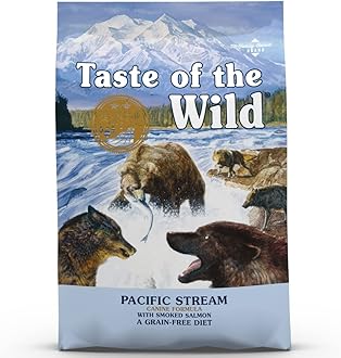 Taste of the Wild Grain Free Premium High Protein Dry Dog Food Pacific Stream Adult - Smoked Salmon- 2 KG