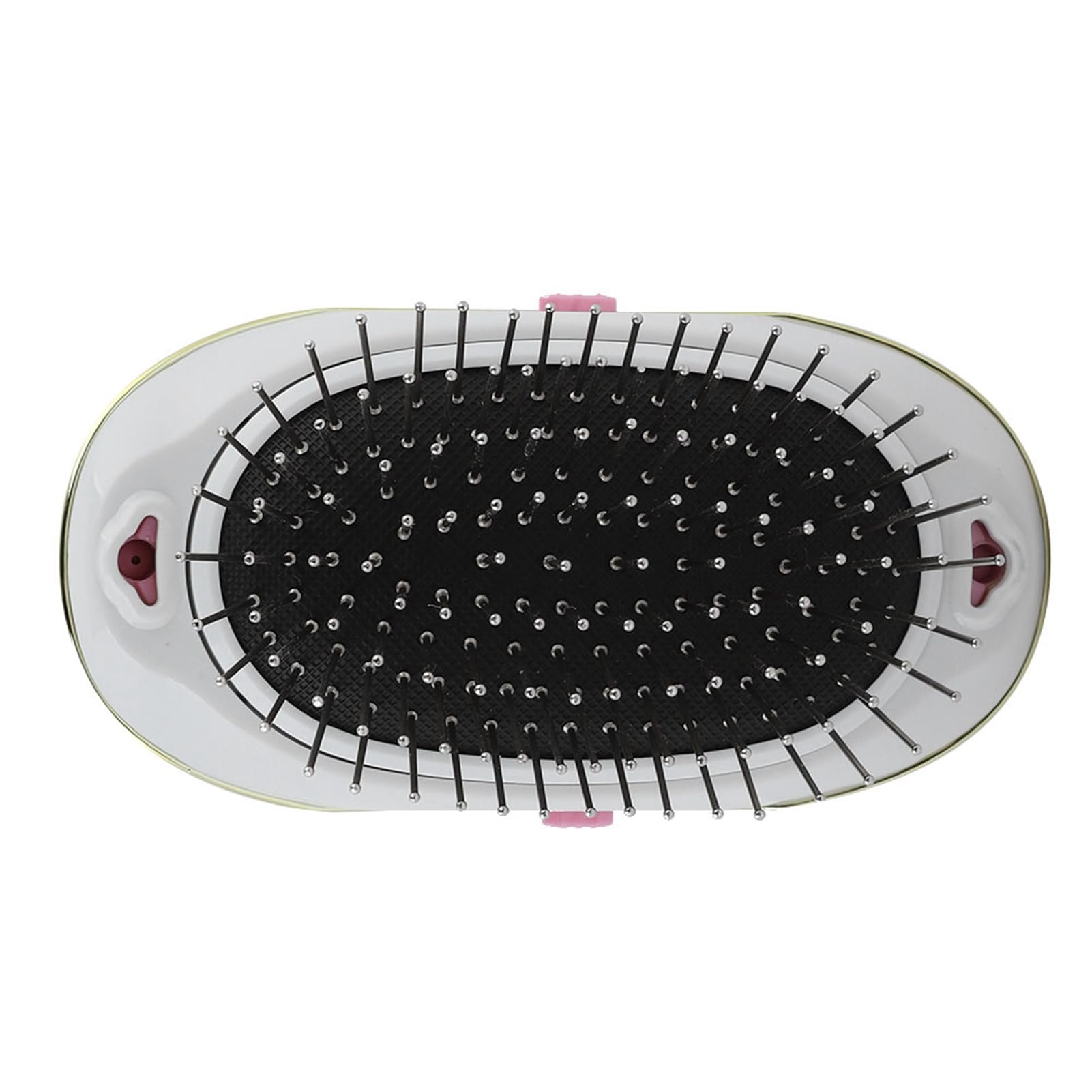 Peine de Masaje de Iones Cepillo de Masaje Antiestático de Iones Negativos Peine de Masaje Cepillo Desenredante Eléctrico Portátil para el Cuero Cabelludo Champú para Masaje de Cabeza (Rosado)