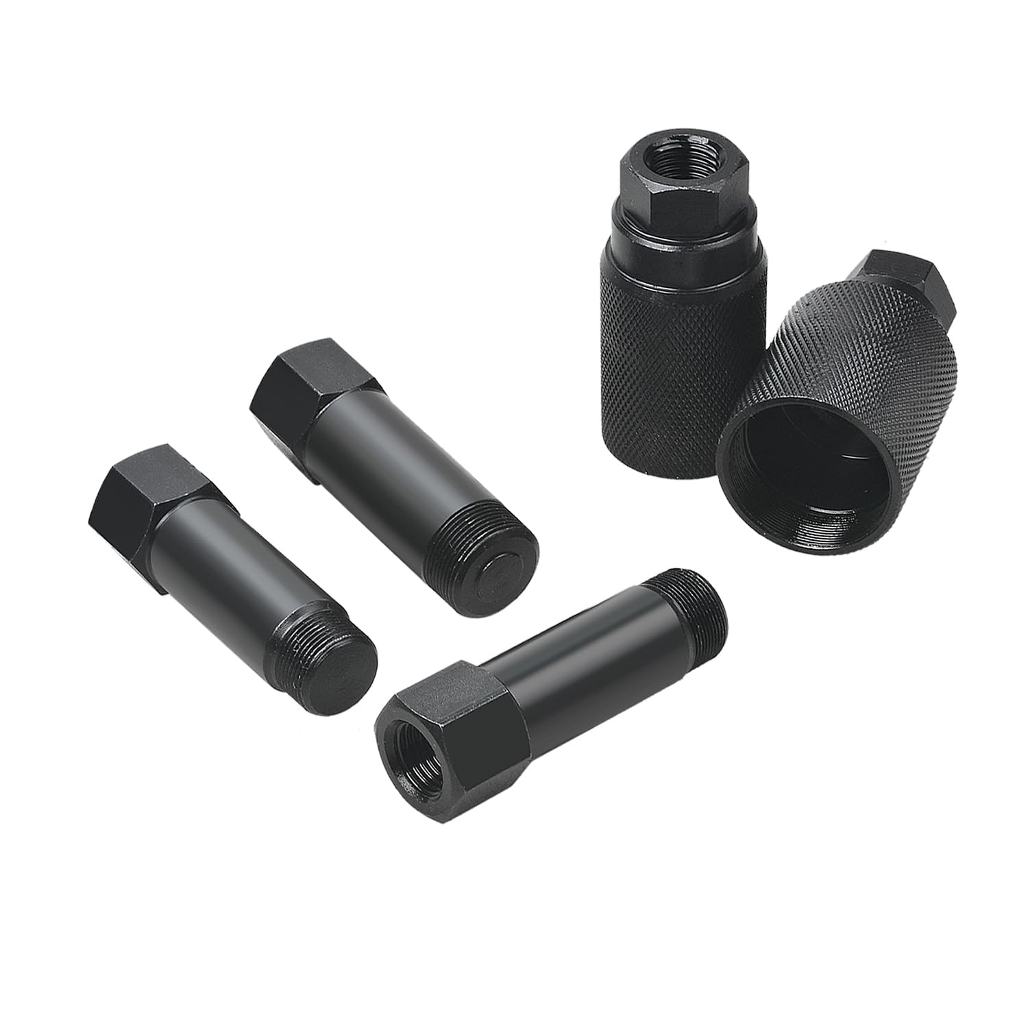 21 Piezas Juego de Extractor neumático de inyectores para Motores diésel, Kit de extracción de inyectores con 19 adaptadores