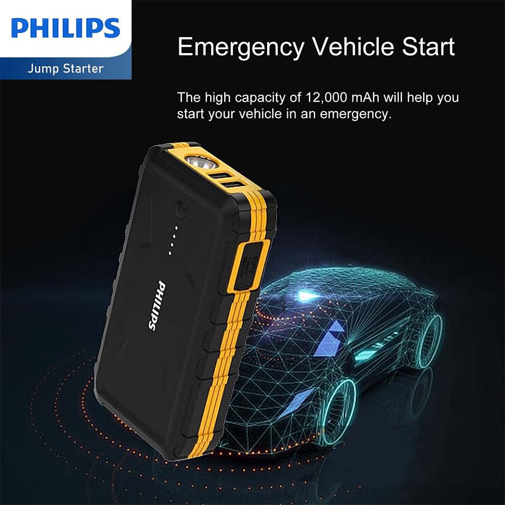 Amazon.co.jp: PHILIPS フィリップス ジャンプスターター 12000mAh大 