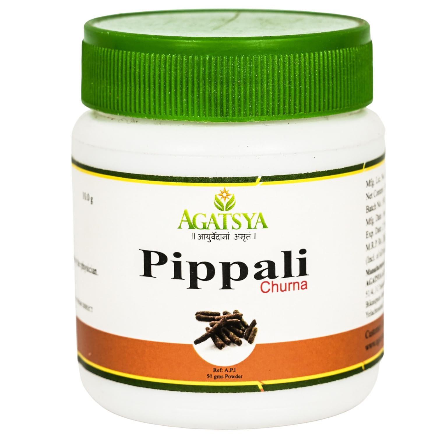 Agatsya Pippali Churna | Weight- 50g (B0CNT7V1KD) Amazon Price History, Amazon Price Tracker