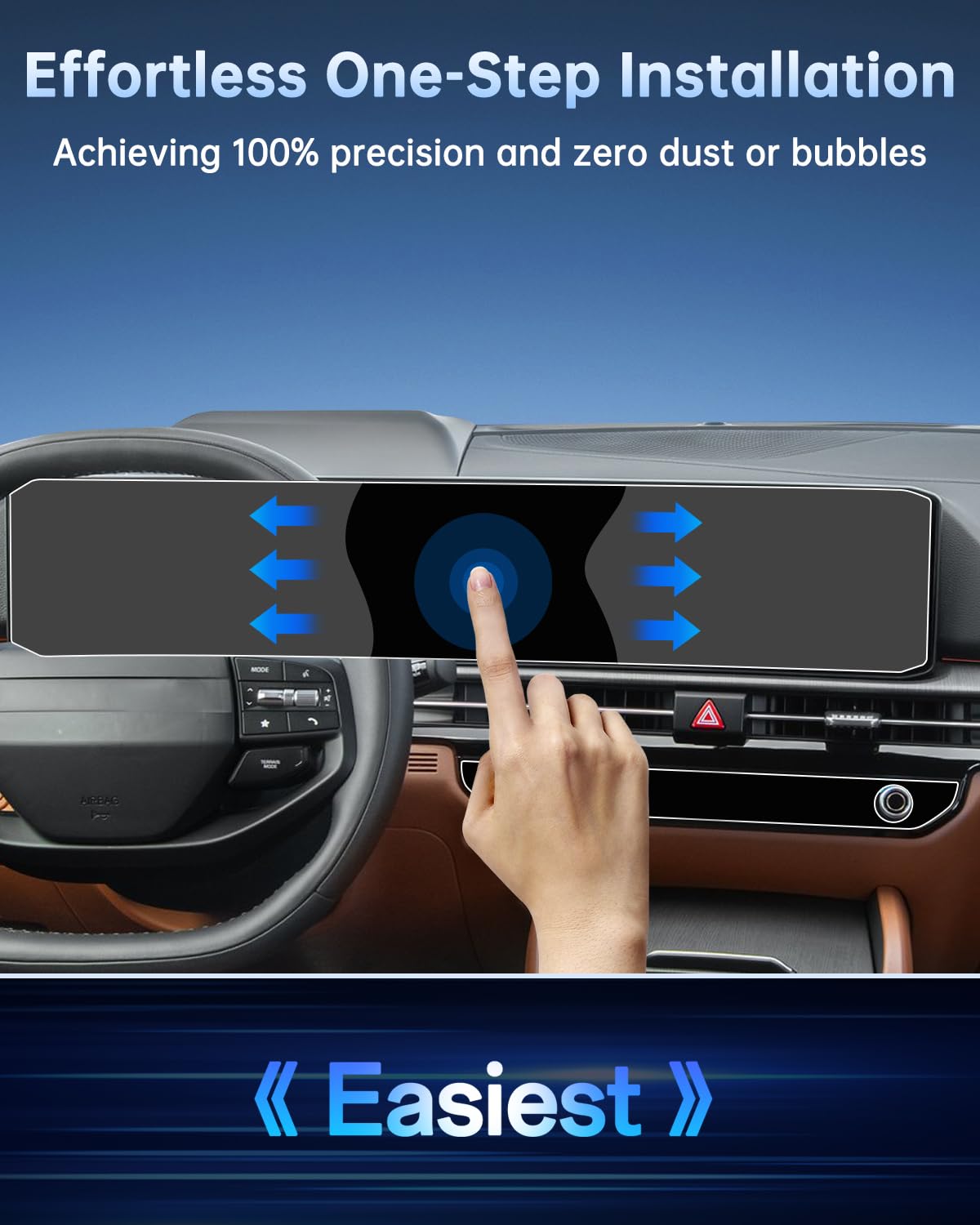 Protection écran SHAOHAO Pour Kia Sportage 2023-2025 – 12,3 Pouces – Anti-rayures