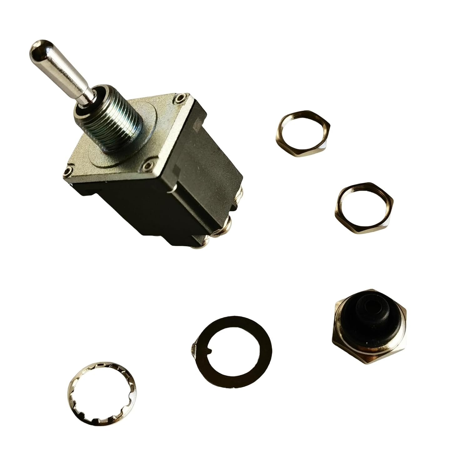 128202GT Genie Toggle Switch 128202 DPDT 3 Position Momentary | For Genie Boom Lift Z-60-34 Z-45-25J DC S-85 S-80 S40 S45 S60 S65 Replacement Parts