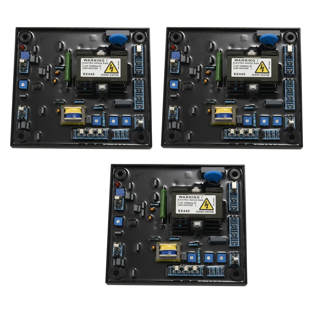 Jnchdghwa Black 3X Avr Sx440 Module Automatic Voltage Regulator For Newage Stamford Generator