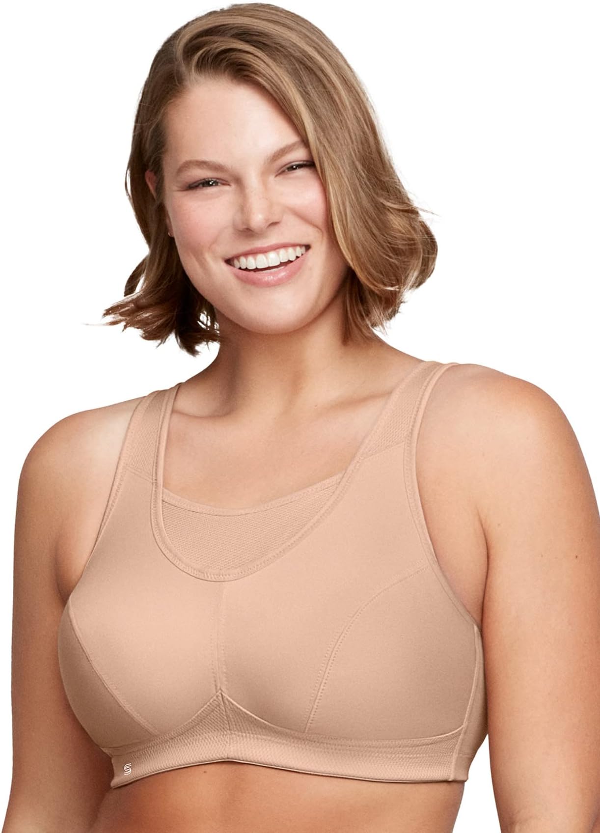 Glamorisewomens No-bounce Camisole Sports Bra Wirefree #1066