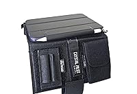 Vista 4 de Crystal Pilot Flight Pad 6 Plus. Rodillera 3 en 1 para tableta con portapapeles de aluminio y cartel VFR. Compatible con Mini iPad 6