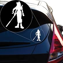 Yoonek Graphics f Aerith Vinyl Decal Sticker # 899 4" x 2.6", White