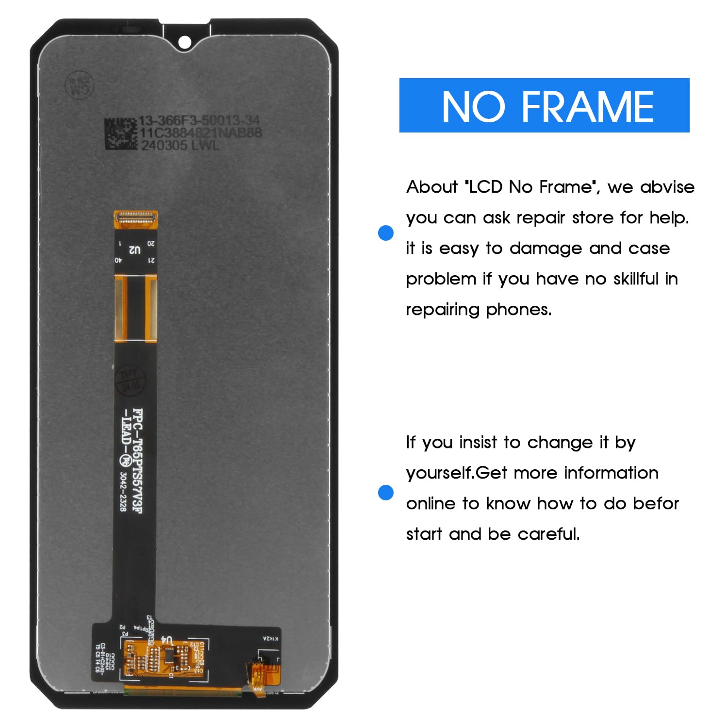 Schermo LCD Ricambio Per Blackview BV6200 E BV6200 PRO - Display + Touch - Foto 11