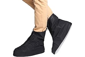 1 Pair Rain Boots Rain Shoe Covers Waterproof Overshoes
