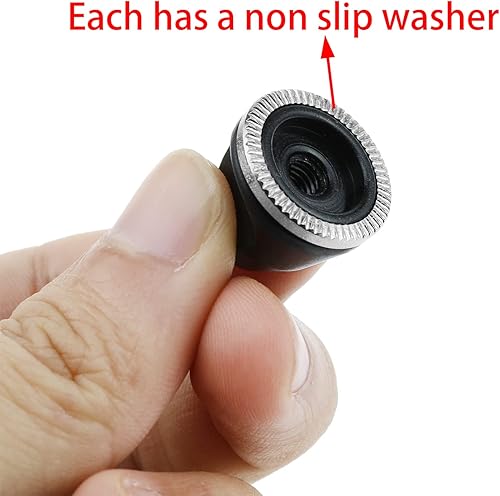 Miniatura 4 de AYLIFU Bicicleta Rápida Quitar Tuerca M5 Antideslizante Tornillo Tuerca Bicicleta De Liberación Rápida Palanca Carretera Bicicleta Modificada Parte