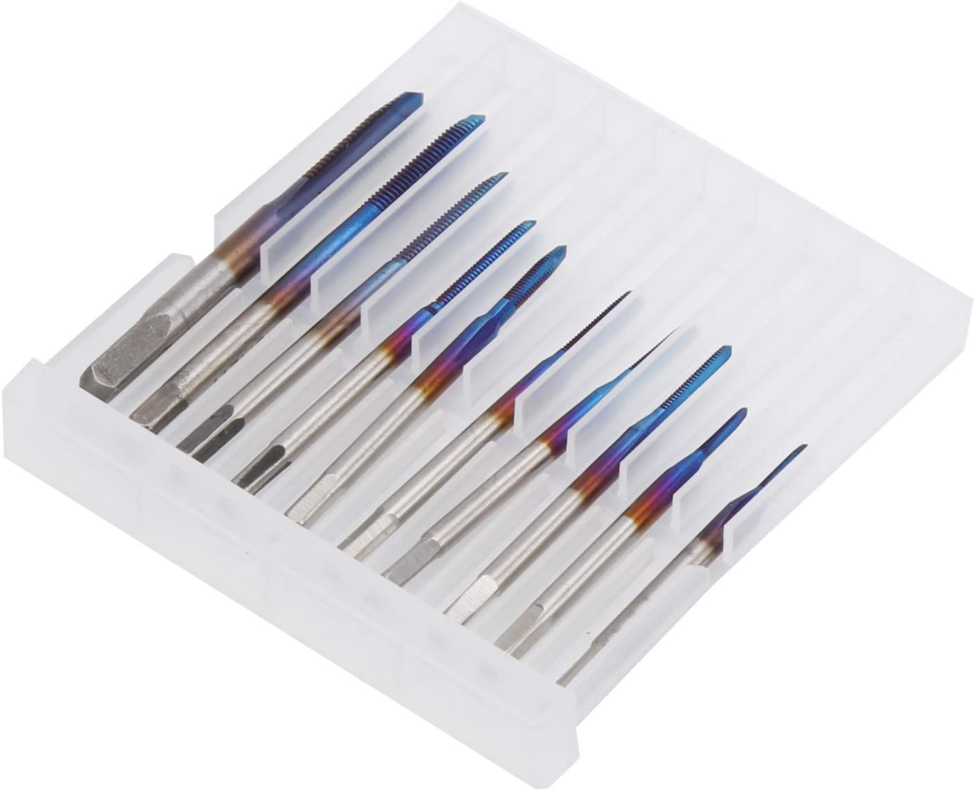 Micro Taps, Micro Metric Taps Bits Set, Small Machine Screw Tap Set M1 M1.2 M1.4 M1.6 M1.7 M1.8 M2 M2.5 M3 M3.5 for Wood, Plastic, Aluminum