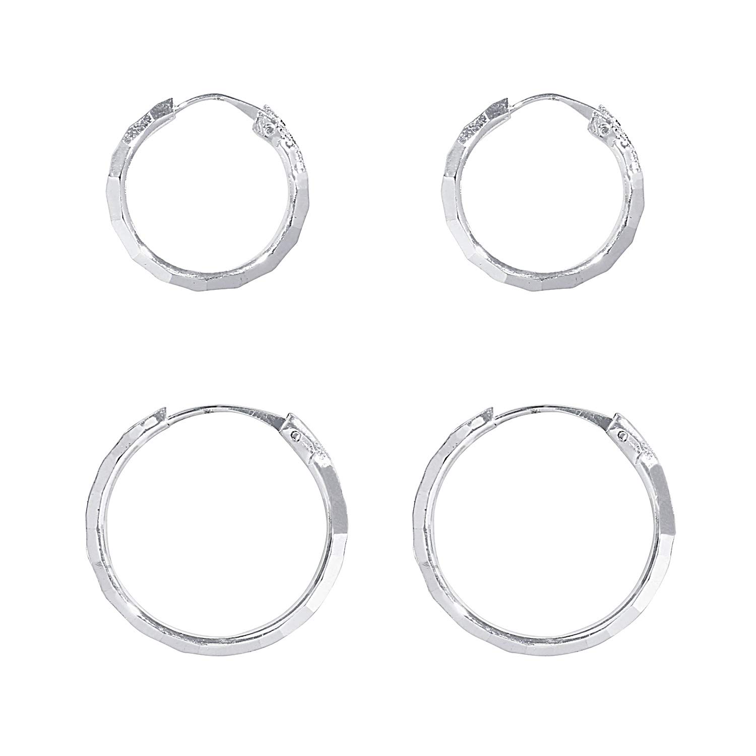 Shining Jewel - By Shivansh Brass Love Hoop Earrings for Women, Silver (B08VDPH7HP) Amazon Price History, Amazon Price Tracker