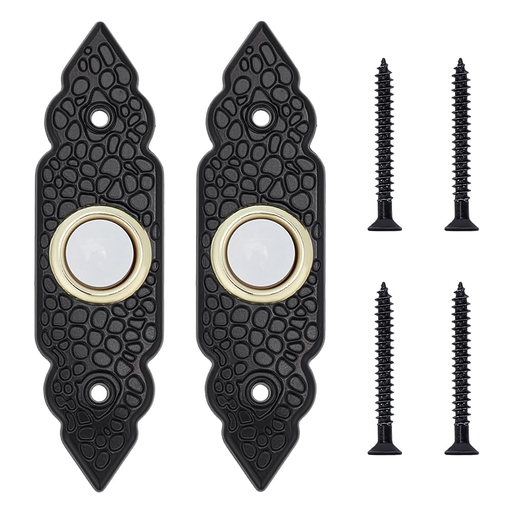 Botón de timbre vintage luminoso WADORN para renovar el acceso de tu hogar u oficina