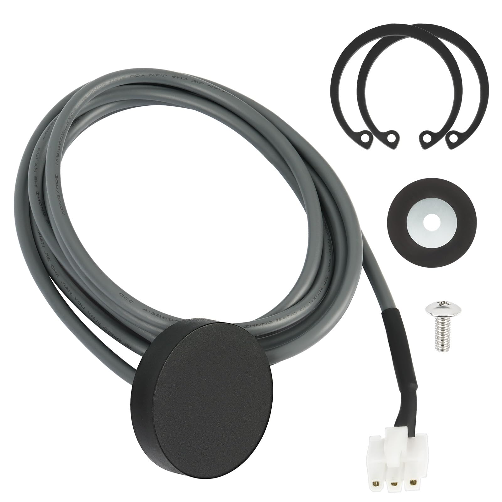 Speed Sensor PDS Kit with Speed Sensor Magnet, Fits EZGO Electric Golf Cart 2001-2009, OEM#73327-G01, 73328-G01