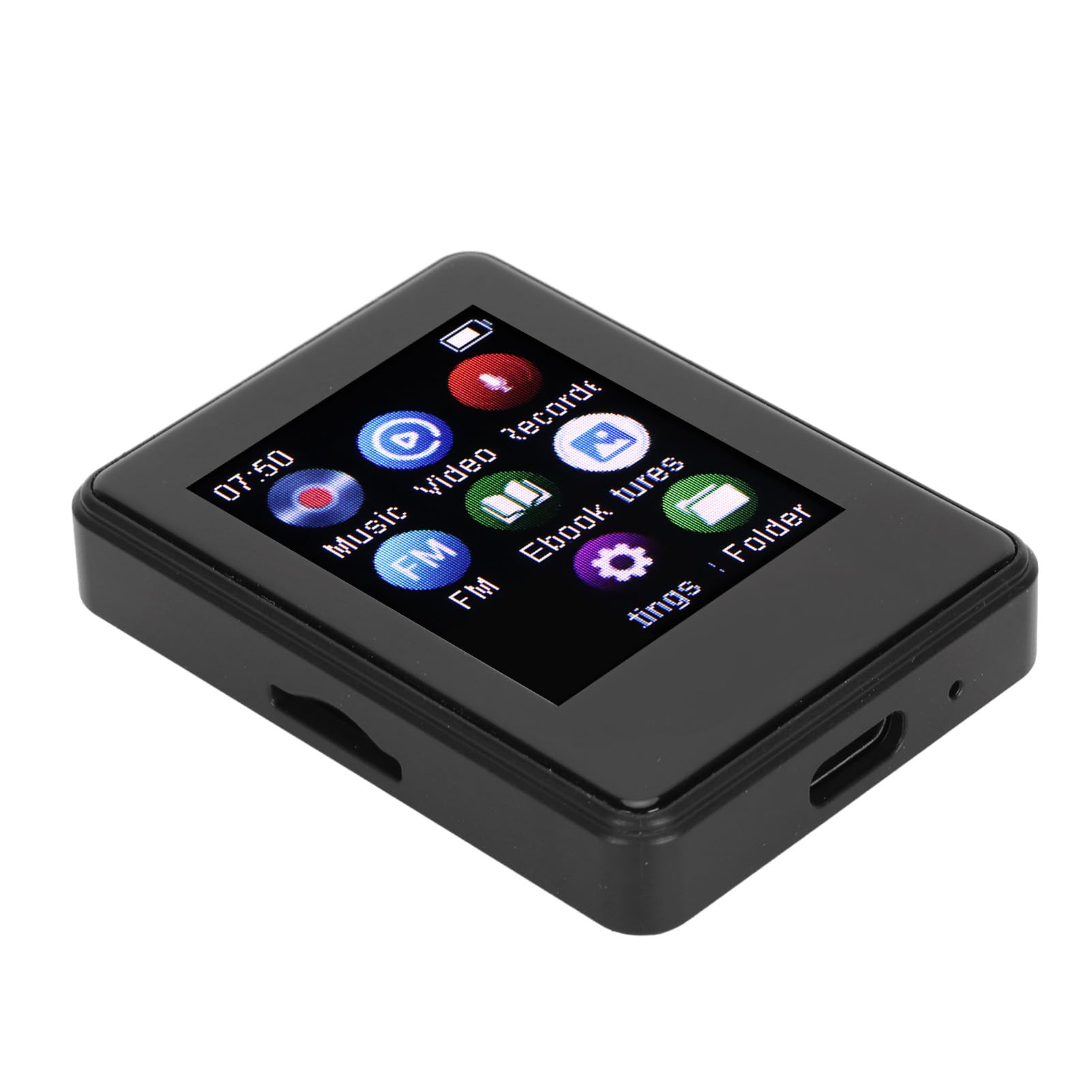 Lettore MP3 Bluetooth 5.0 Lettore Musicale Touchscreen con Audio Stereo HiFi per Correre e Studiare (Con scheda di memoria 64G)