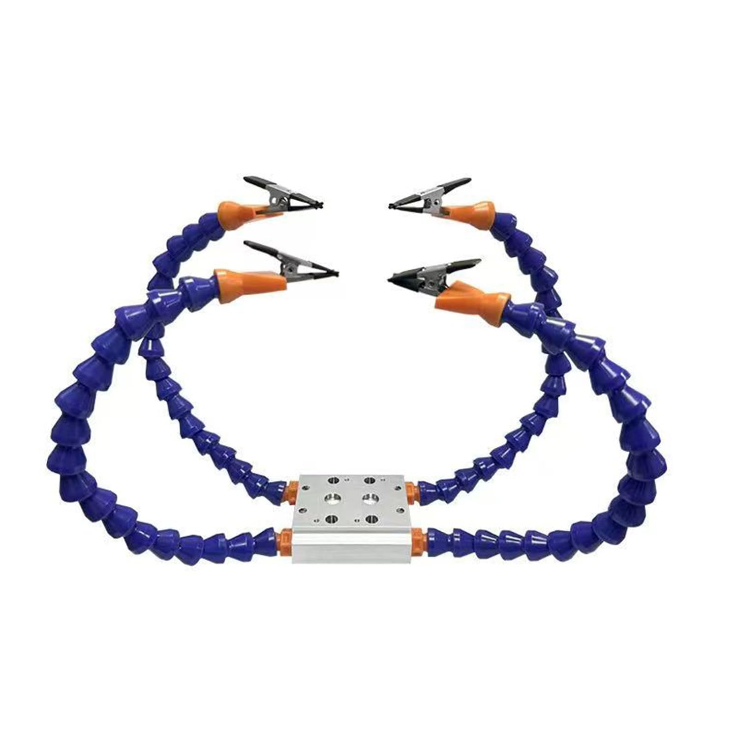 Multi-Function Soldering Helping Hands with Sturdy Weighted Base, Flexible Arms & Alligator Clips, PCB Holder Station for Electric Soldering Iron, RC