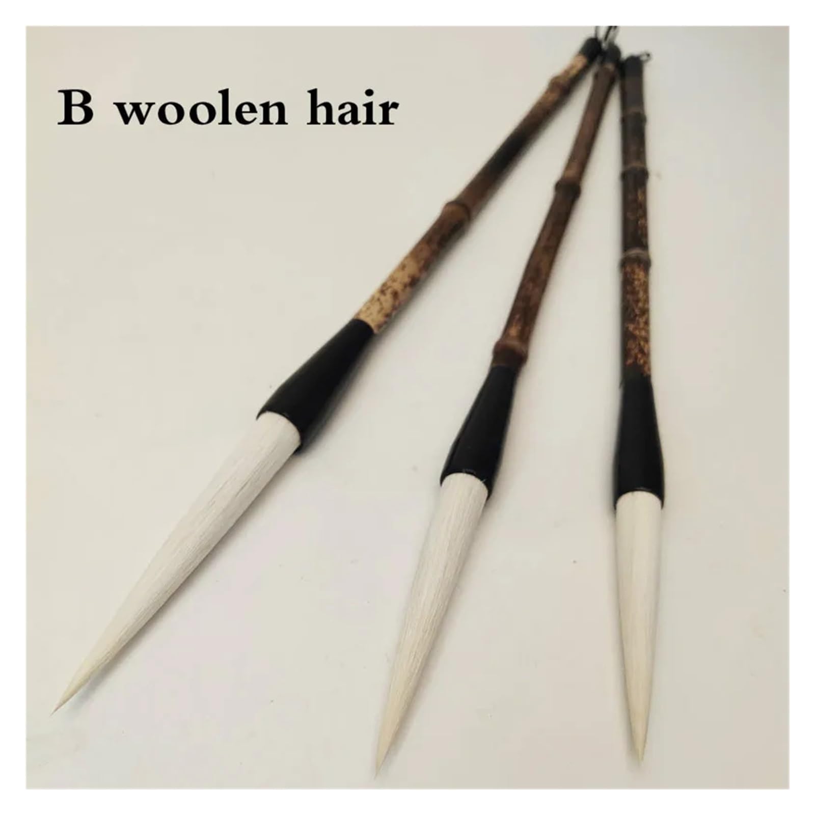 tianwandong 3 szt. Pędzel do kaligrafii Pędzel do kaligrafii Chińskie malowanie Hak Linia Długie włosy Pędzel do pisania Tinta Chiny(Weasel hair)