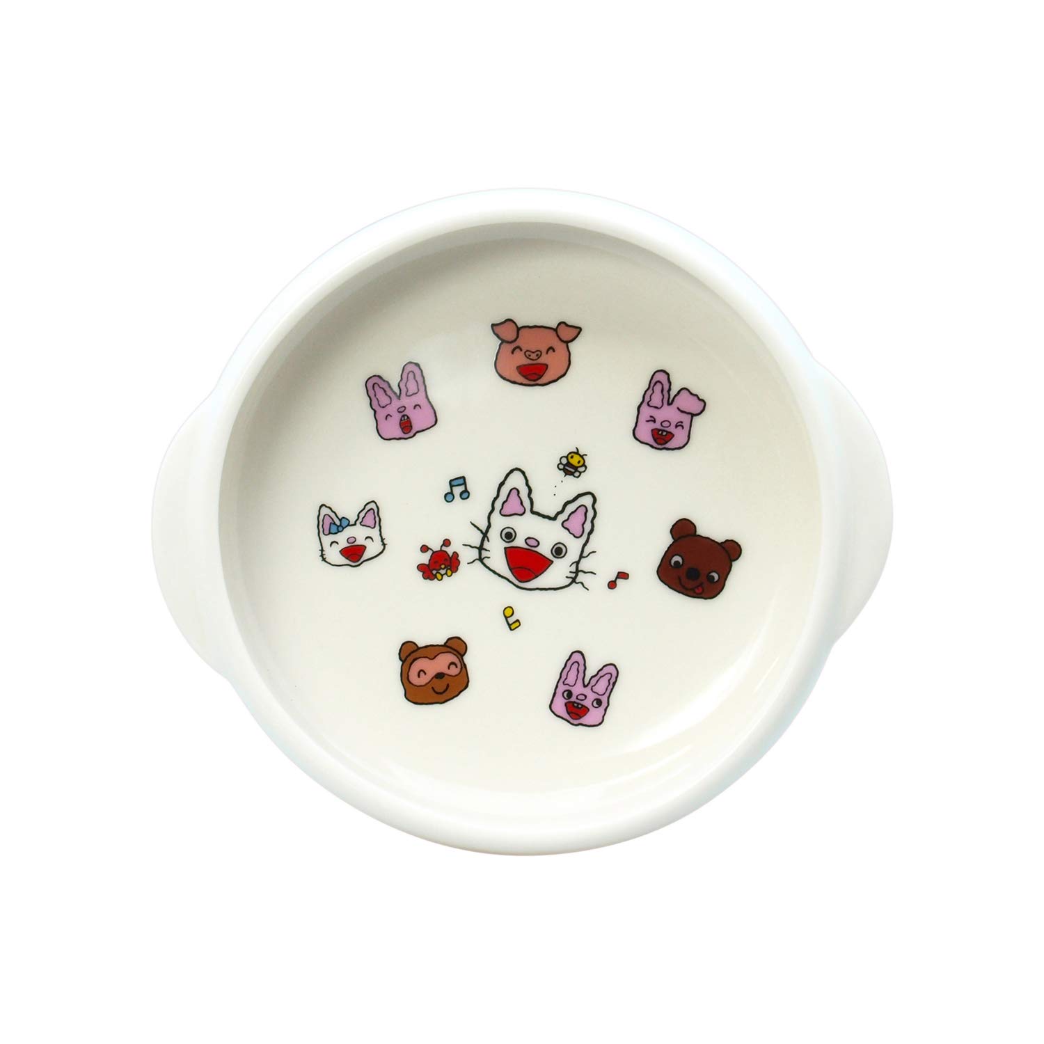Nontan [Children Ud Bowl M] Scooping Easy To Children's Tableware Pottery