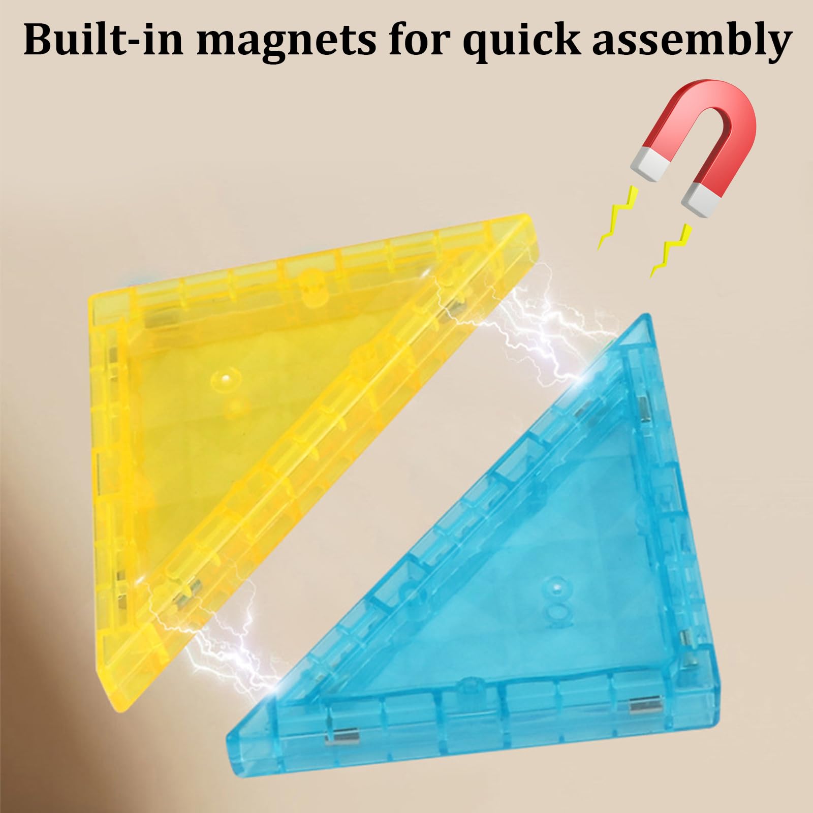 Tangram Magnetico Per Bambini 3-6 Anni – Puzzle Rompicapo Educativo Montessori In Plastica Sicura