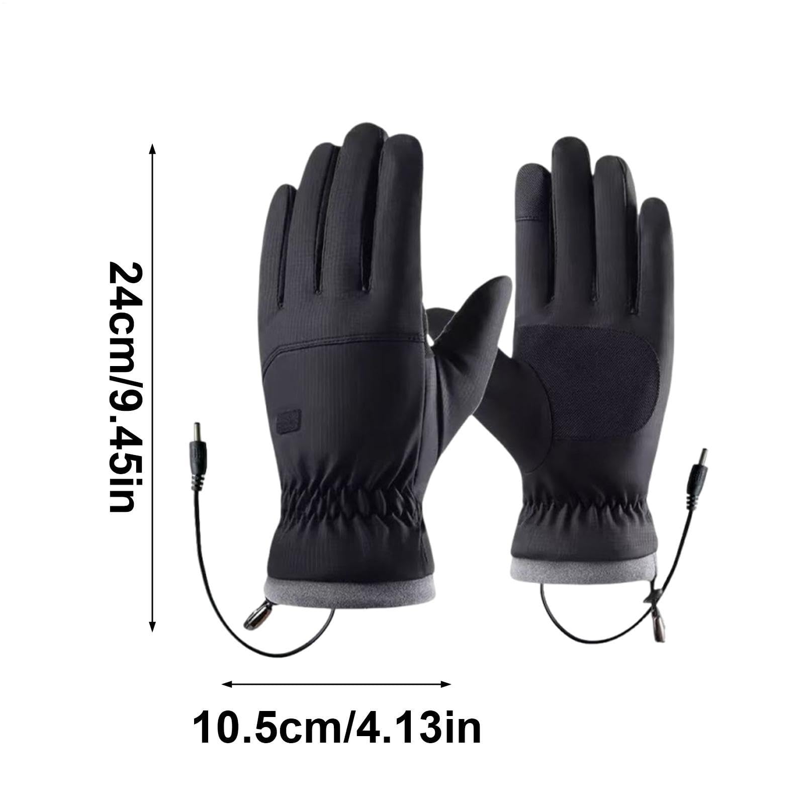 Guanti riscaldati da donna, 3 impostazioni di temperatura, guanti di ricarica USB | Guanti riscaldanti antivento impermeabili per neve, ciclismo, equitazione, moto, pesca, lavoro, sci