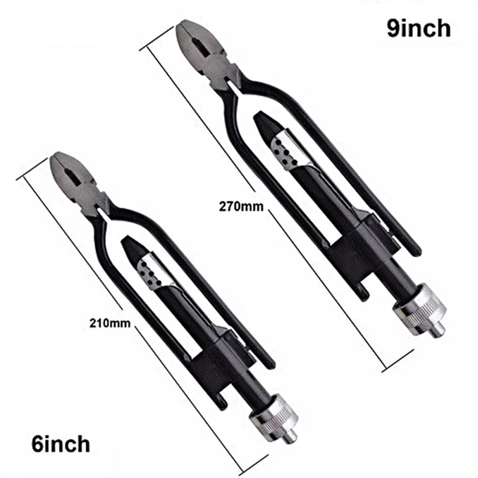 Pinza per crimpare i fili Pinza per torcere i fili di sicurezza per aeromobili con bloccaggio Twist Twister con ritorno a molla e ganasce per impieghi gravosi (dimensioni: 9 pollici), PUCHEN1234