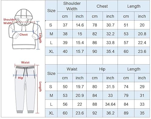 Jvuqhla Cartoon Hoodie Set For Kids, Sweatshirt Set For Boys And Girls 3D Printed Hoodie Sweatpants Tracksuit Suit Blue #TOP1