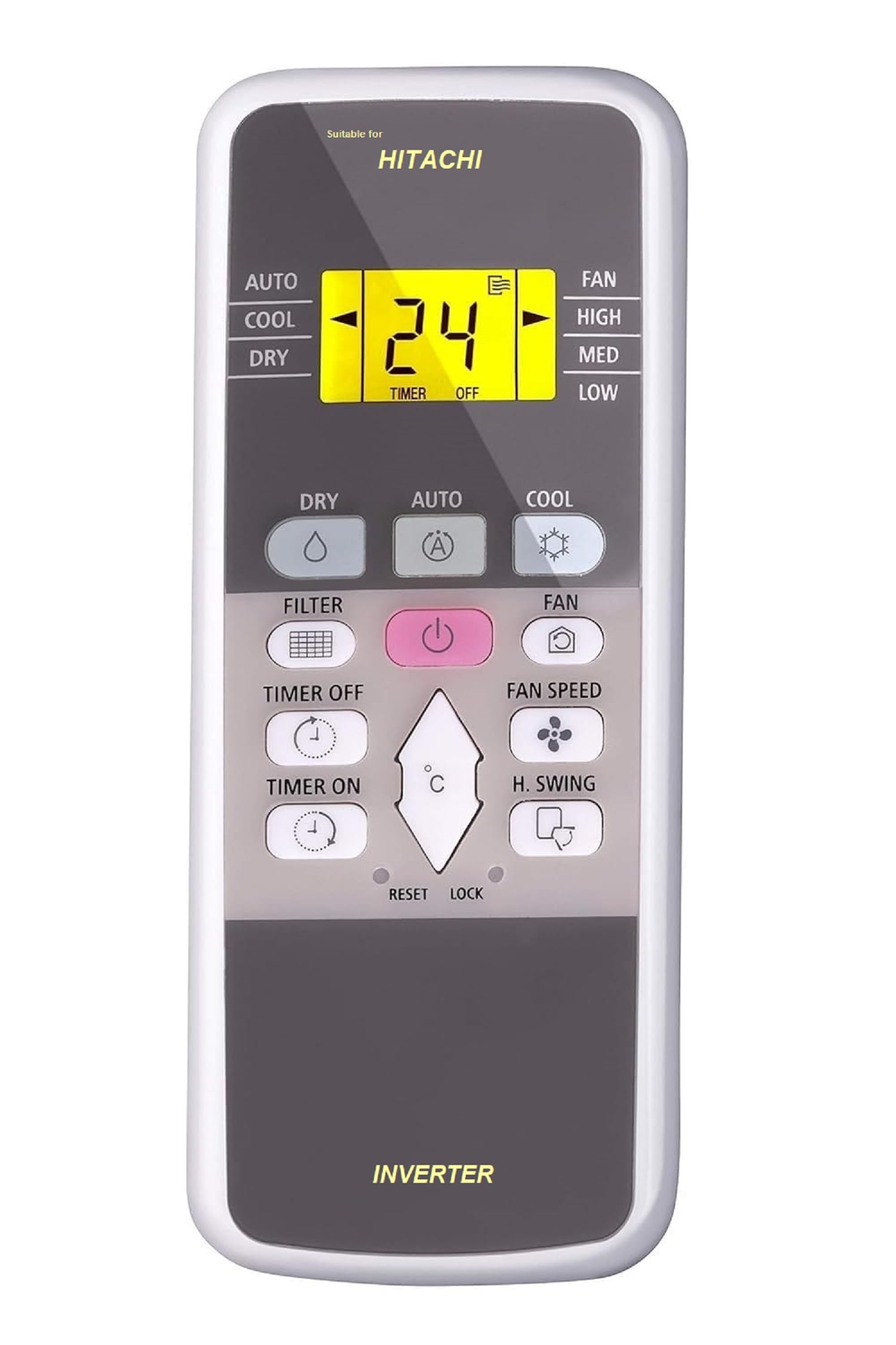 BSPS 5 Years Warranty Ac Remote Compatible for HItachi Split Ac Remote (AC-220) with Backlight (RSQG318HEEA, White) (B0D9BY7ST6) Amazon Price History, Amazon Price Tracker