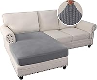 Vista 305 de H.VERSAILTEX 2025 New Sectional Couch Covers 8 Pieces Stretch Sofa Covers for Sectional Sofa Set Separate L Shaped Couch Cover for Both Left/Right