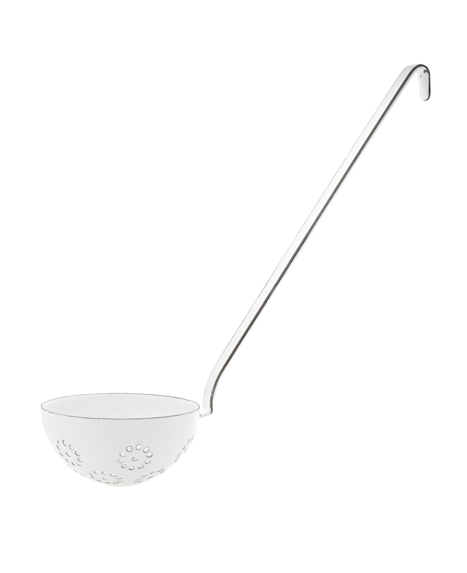 Riess 0308-033 - Mestolo classico, 8 cm, colore: Bianco