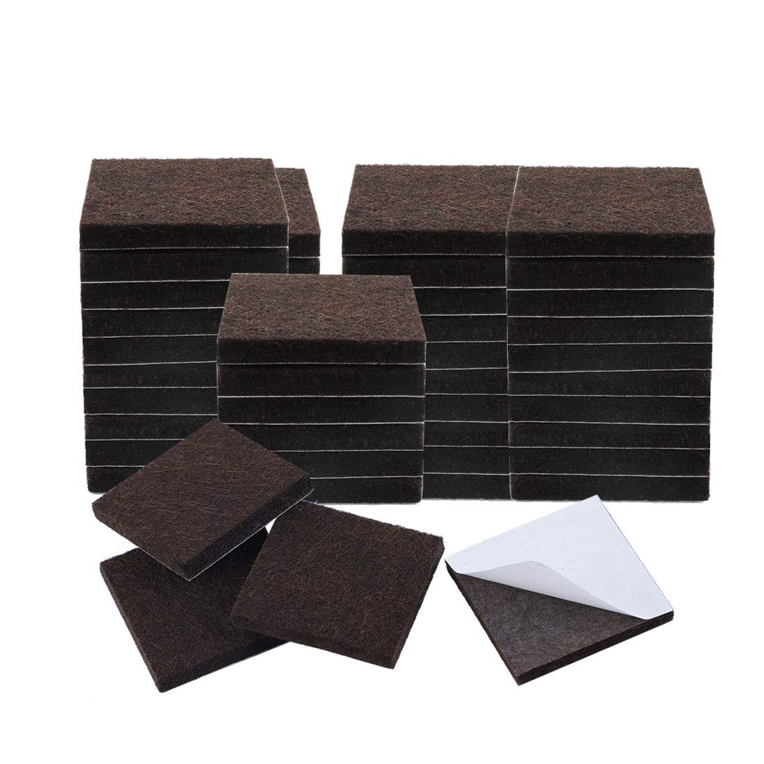 Sourcing Map Lot De 24 Patins Ronds En Feutre De 2,5 Cm Pour Pieds