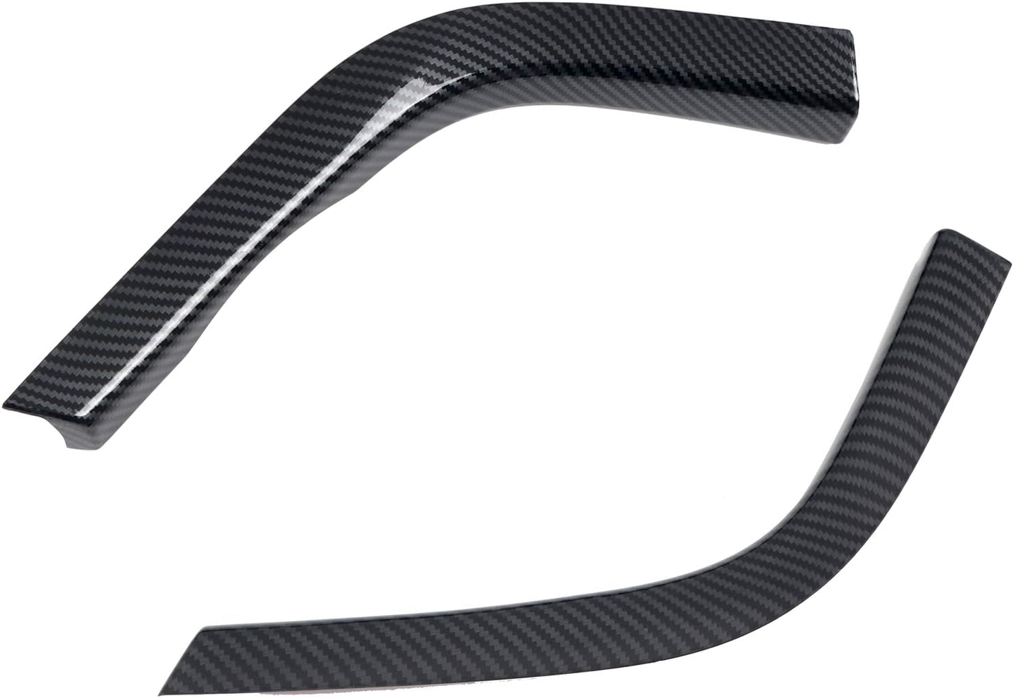 ITrims Car Accessories for Subaru WRX/STi 2014-2021 Gear Shift Box Molding Cover Trim Sticker 2PCS ABS Carbon Fiber