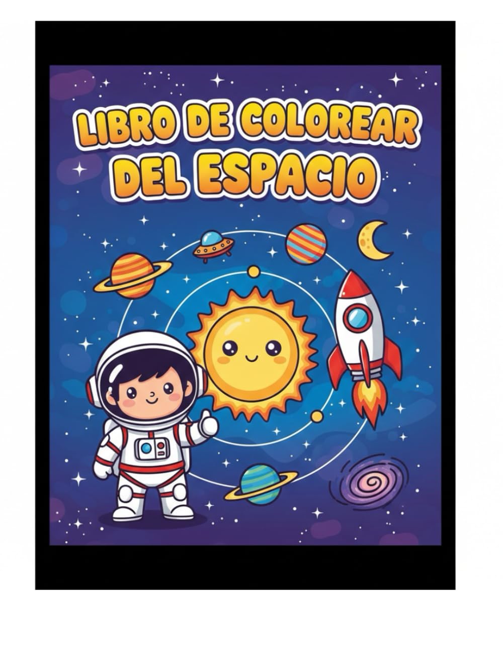Libro de colorear del espacio