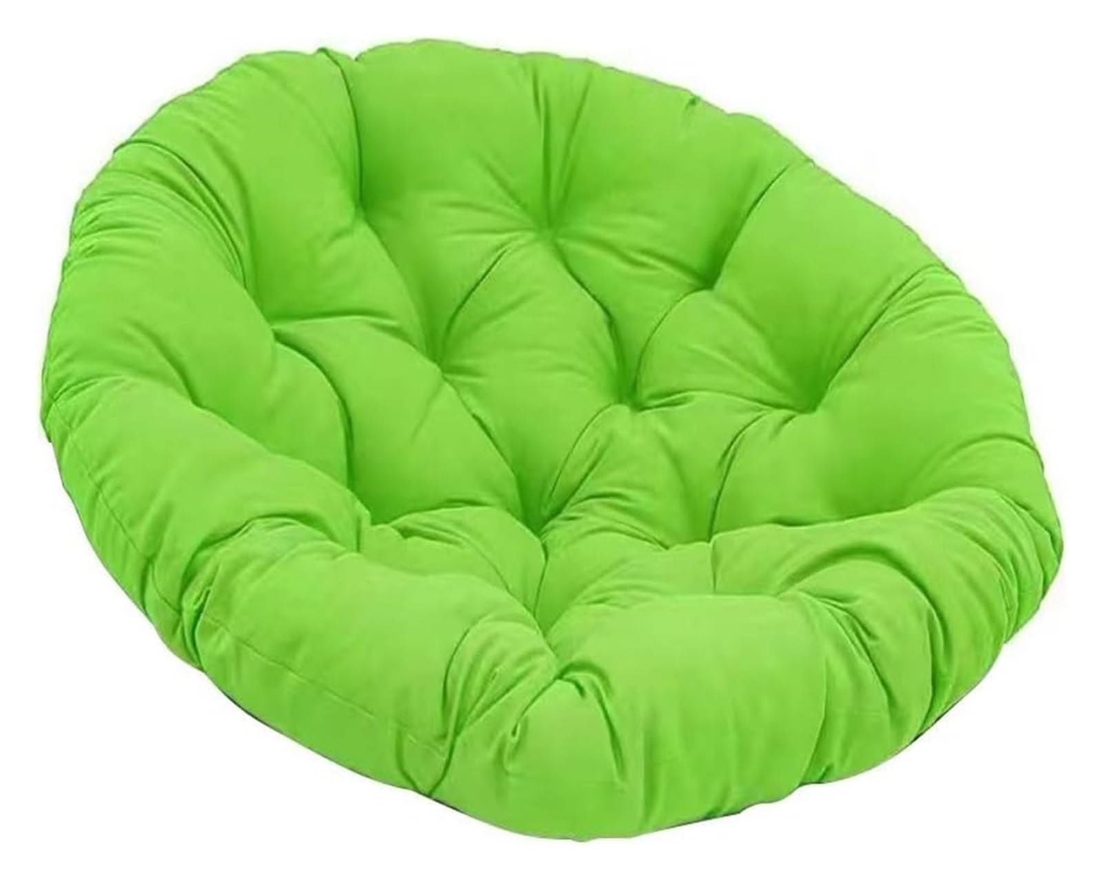 Cojín For Silla Papasan, Cojín Acolchado For Suelo For Silla Giratoria, Sillón Redondo Papasan, Cojín For Sillón De Jardín De Poliratán For Interior Y Exterior Cojines para sillas ( Color : Green , Si