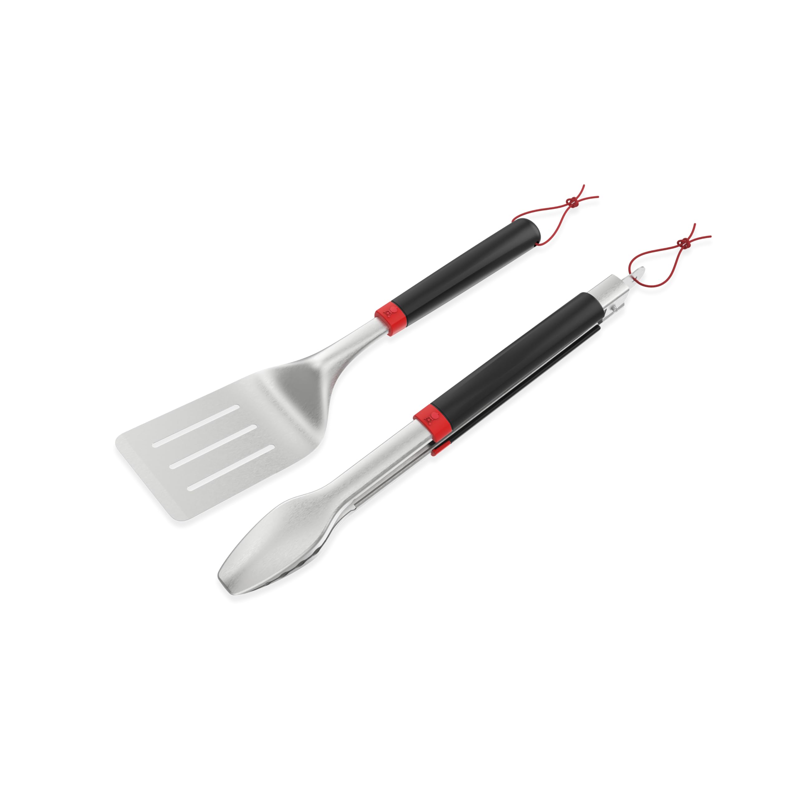 Weber Set d'ustensiles de Barbecue 2 pièces Pince et Spatule Poignée Ergonomique Compatible Lave-Vaisselle