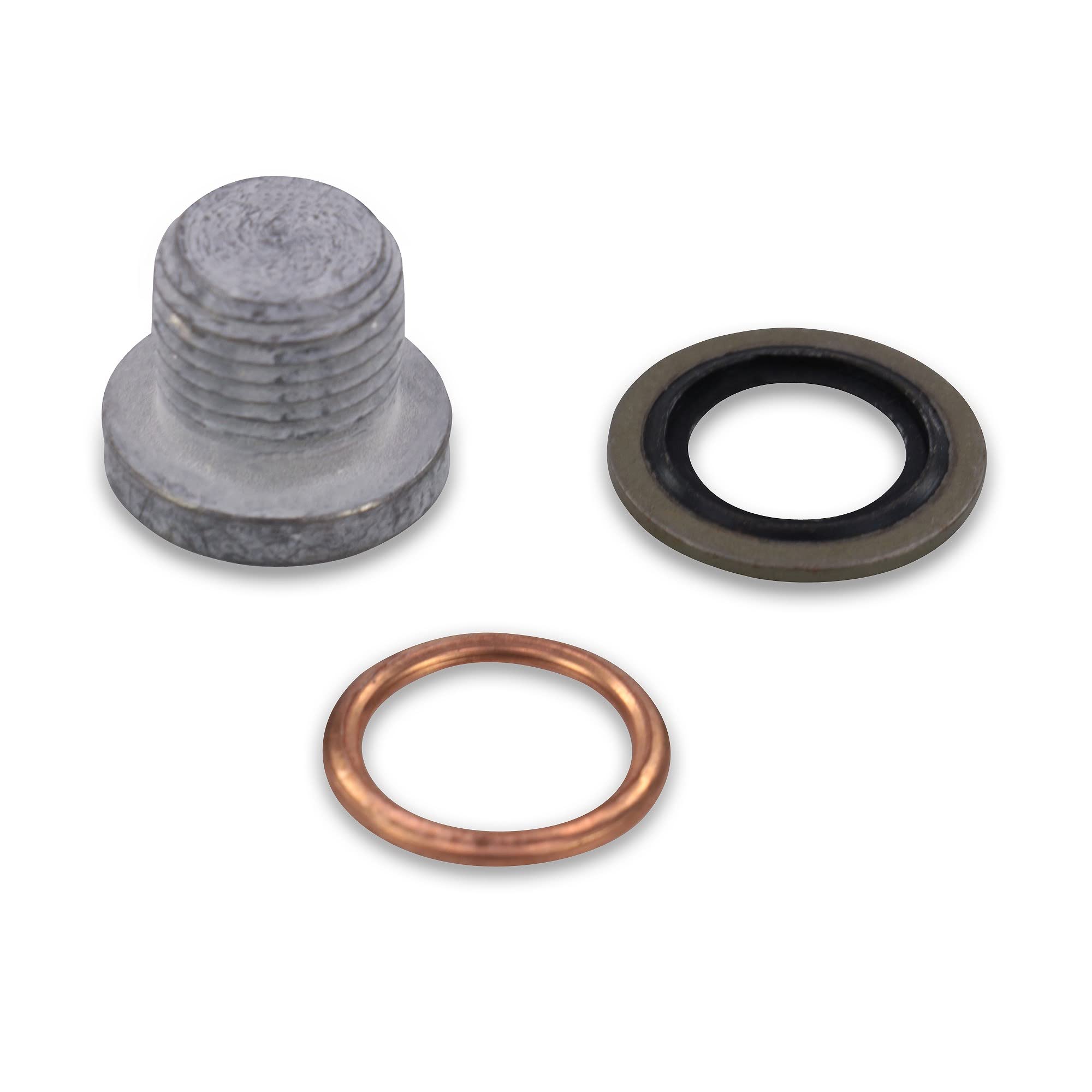 BESTPRICE Paquete de inspección juego de filtros con 1x filtro de aceite, 1x filtro de aire, 1x filtro de habitáculo, 1x filtro de combustible, 1x tapón de drenaje de aceite con junta