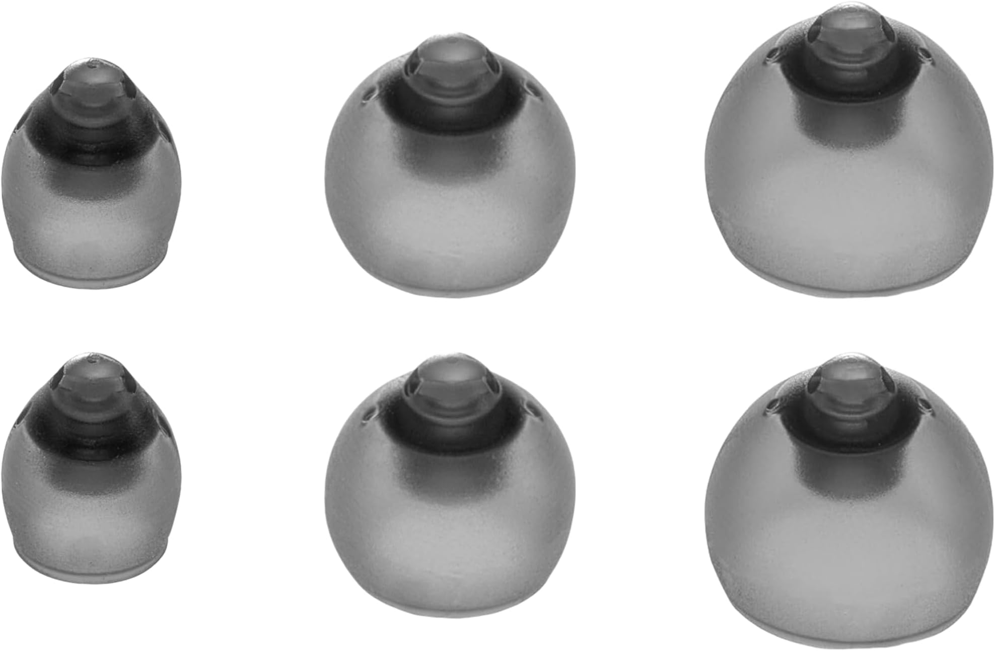 Mixed Phonak Vented 4.0 Dome Small-Medium-Large Domes, Genuine OEM Switzerland Replacement by Sonova, Hearing Aid Domes for Phonak Audeo Marvel Paradise Lumity Accessories -1 Pack/6 Domes Total