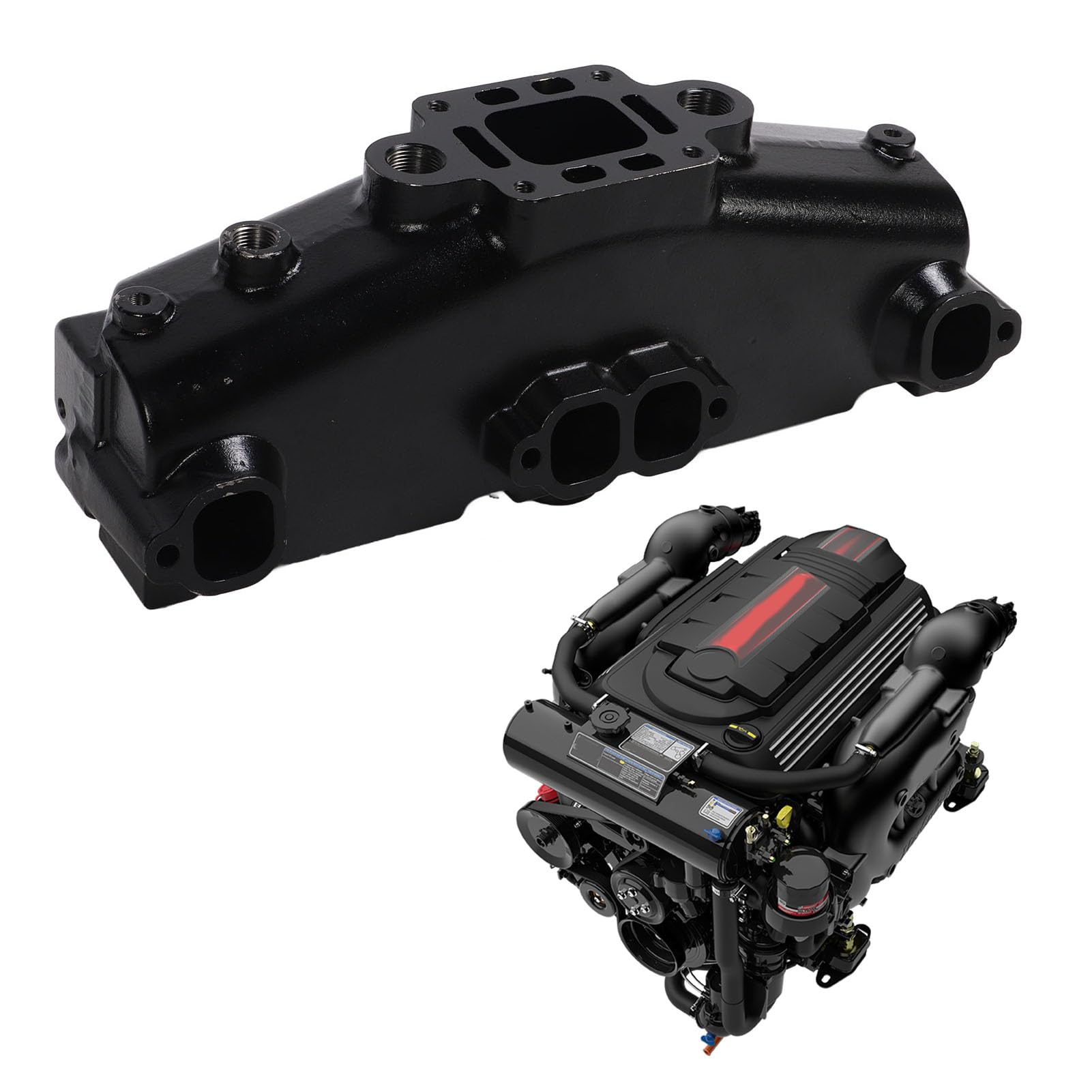 Collecteur échappement Pour Mercruiser 2.5L & 3.0L (1983-1995) – Neuf