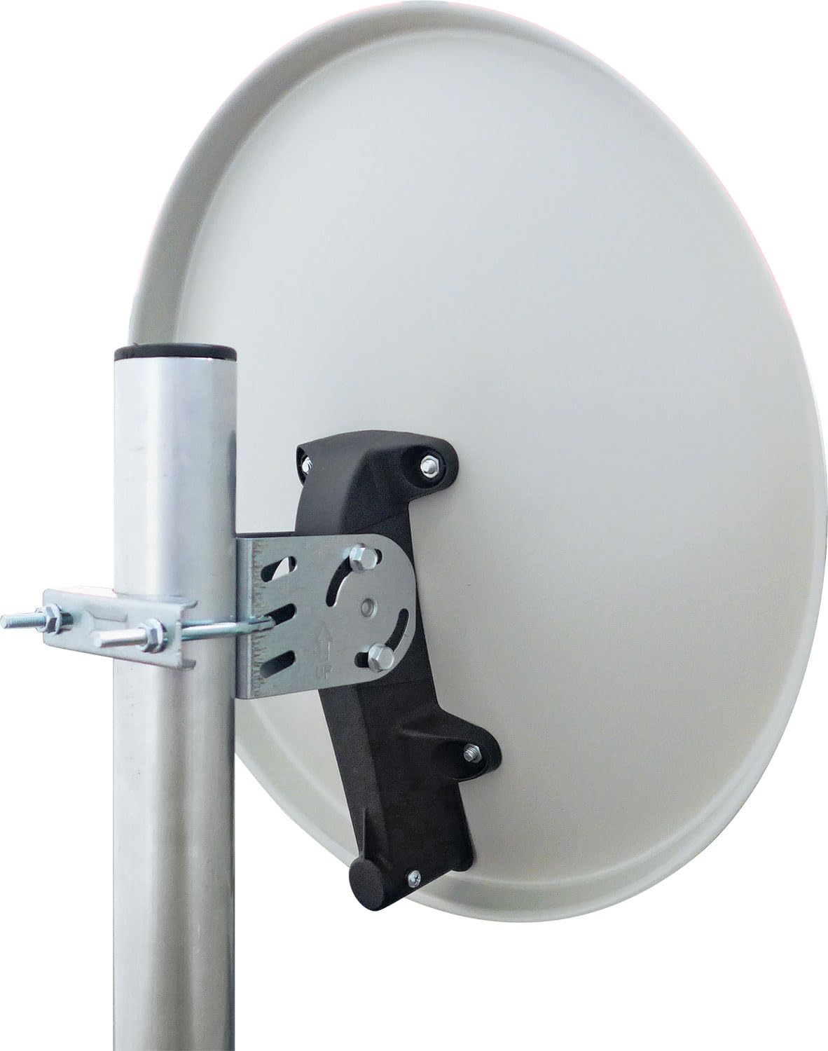 SCHWAIGER SAT-Anlage Komplett-Set digital Satelitenschüssel Single LNB Satelliten-Kabel 10m SAT-Finder Sat Antenne Stahl 40cm inkl. Montagezubehör Sat-Schüssel klein 1-Teilnehmer-Anlage