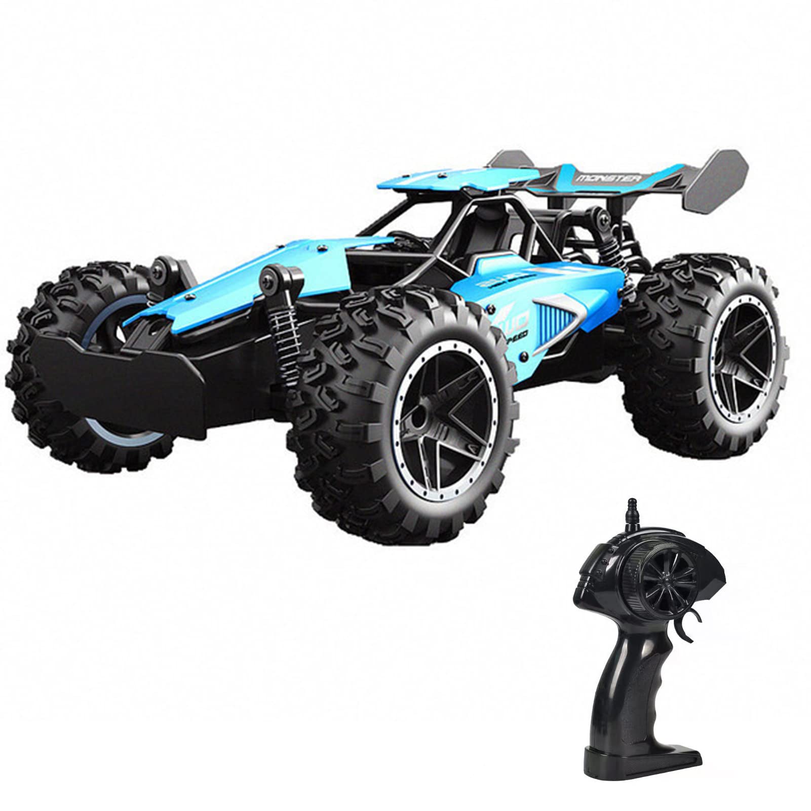 Eacam RC Racing Car 1/18 2.4GHz RC Drift Car RTR Toy for Kids Boys Blue